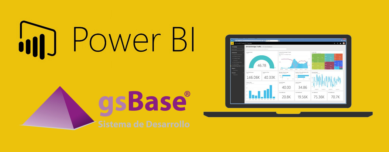 exportación bases de datos gsBase Power BI herramientas de Business Analysis