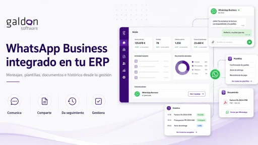 Integrar WhatsApp Business con ERP en Galdón Software